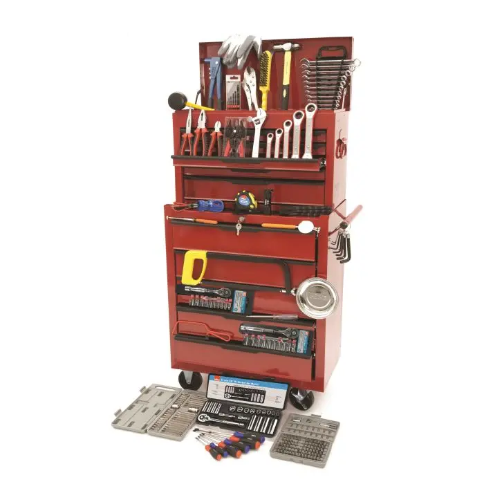 Hilka Tk270 271-Piece Professional Tool Kit With Hd Chest And Cabinet 1