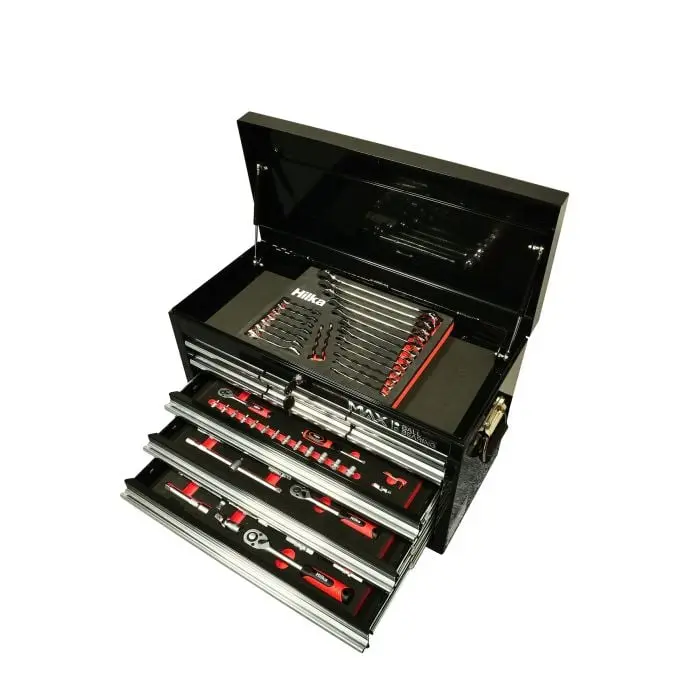 Hilka Tkpe163 Advanced 163-Piece Eva-Organized Tool Kit – 9-Drawer Professional Chest 1
