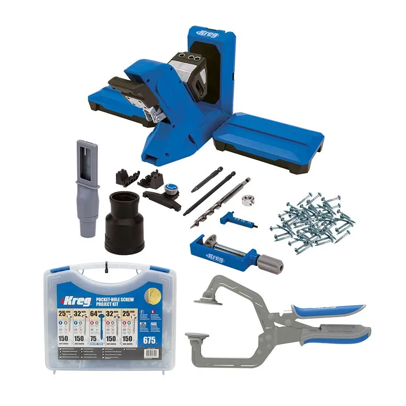 Kreg K4 Pocket-Hole Jig 720 Promo Bundle — Includes Kpha750 Dock, Khc3 Clamp, And Sk03 Screw Set 1