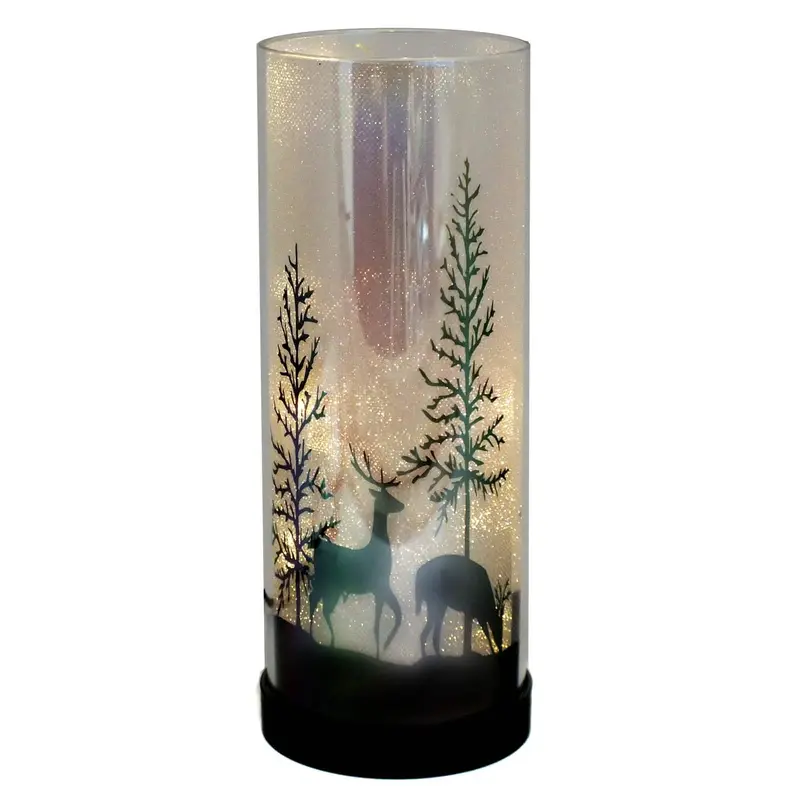 Luxa Sparkler Stag Led Forest Lamp – Large Winter-Themed Christmas Table Light (Usb/Battery Powered) 1