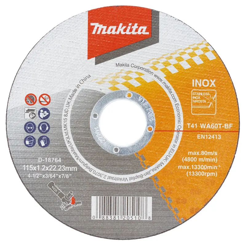 Makita D-10512 Cut-Off Wheel – 115Mm Diameter For Angle Grinders 1