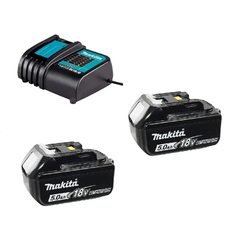 Makita Dc18Sd Dual-Battery Kit: Two 18V 5.0Ah Lxt Li-Ion Batteries + Fast Charger 1