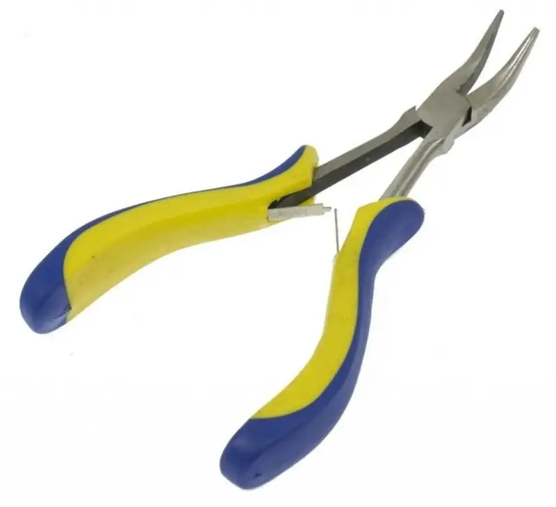 Mini 7-Inch Bent-Nose Pliers With Soft-Grip Handles – Ideal For Beading, Jewellery Making And Fine Craft Projects 1