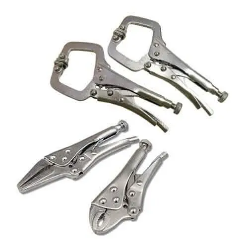 Mini Adjustable Locking Mole Grip Pliers – Multi-Use C-Clamp & Welding Craft Tool Kit 1