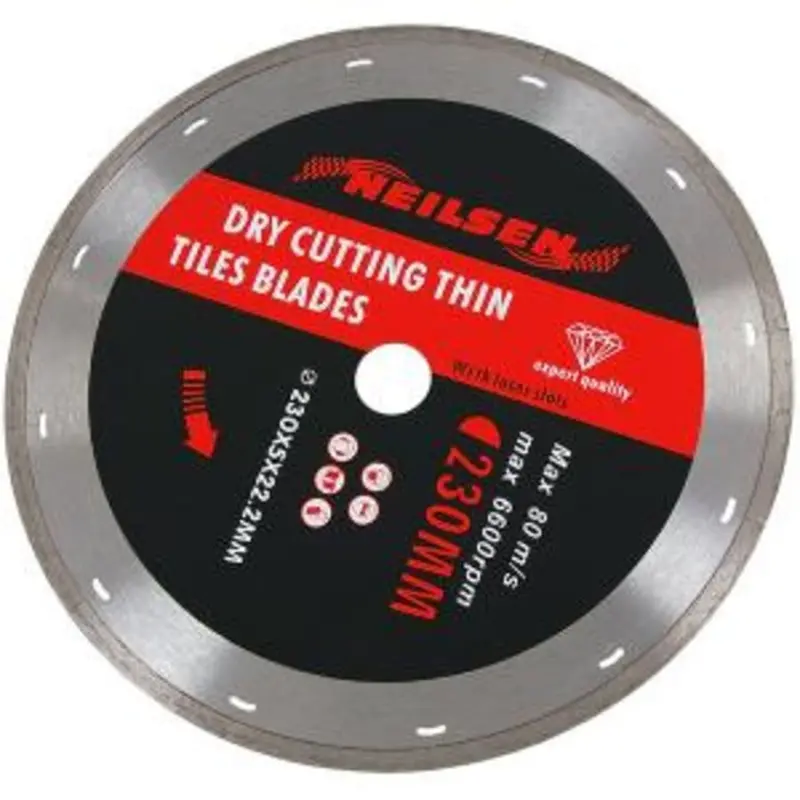 Neilsen Ct0223 Laser-Slotted Dry-Cut Tile Blade – 9" Diameter 1