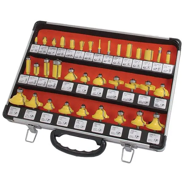 Neilsen Ct0503 35-Piece Router Bit Collection – 1/4" Shank, Versatile Profiles For Detail Work 1