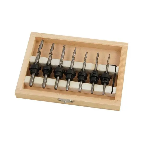 Neilsen Ct0590 Precision Countersink Bit Set – Multiple Angles, Pilot Drill Included 1