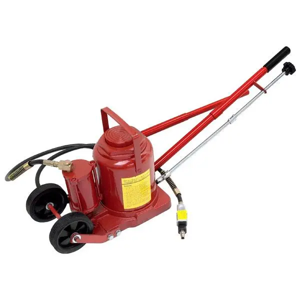 Neilsen Ct1016 50-Ton Air-Hydraulic Bottle Jack — Red Finish 1