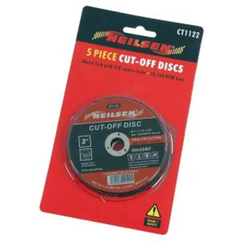 Neilsen Ct1122 Professional 3-Inch Cut-Off Disc Kit – 5-Piece 1