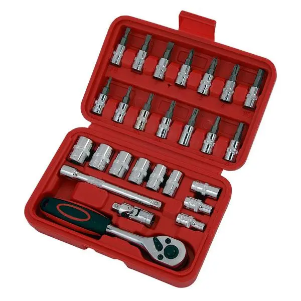 Neilsen Ct2796 26-Piece Socket And Bit Combo Set – 1/4-Inch Drive With 28Mm Max Size 1