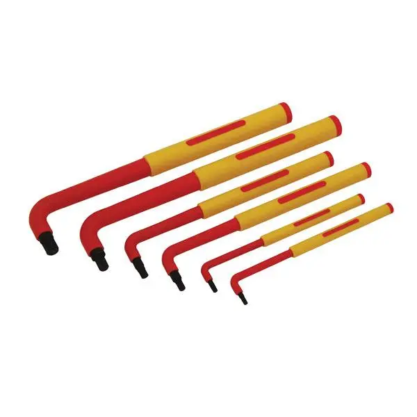 Neilsen Ct3938 6-Piece Extra-Long Vde-Rated Hex Key Set 1