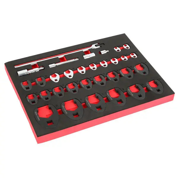 Neilsen Ct6033 Crowfoot Wrench Set — 32-Piece, Includes 3/8", 1/2", And 3/4" Sizes 1