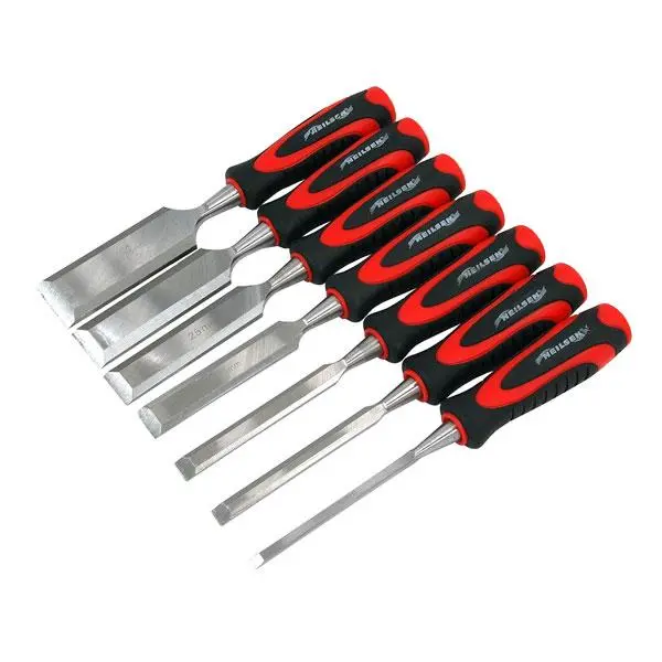 Nielsen Ct0054 7-Piece Wooden-Handled Chisel Set – Classic Craftsmanship 1