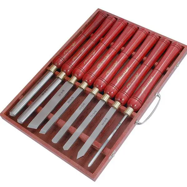 Nielsen Ct0056 8-Piece Hss Carving Chisel Set – Precision Woodworking Tools 1