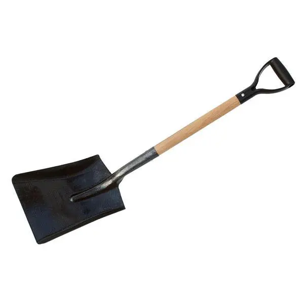 Nielsen Ct0091 Square-Head Shovel With Traditional Wooden Handle 1