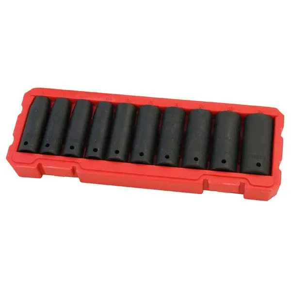 Nielsen Ct0814 11-Piece 1/2-Inch Drive Impact Socket Set – Silver Chrome 1