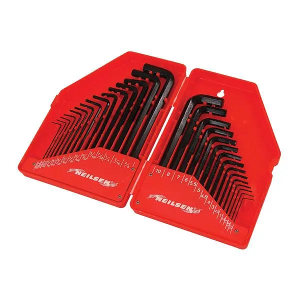 Nielsen Ct1560 30-Piece Precision Hex Key (Allen) Set – Metric Sizes 1