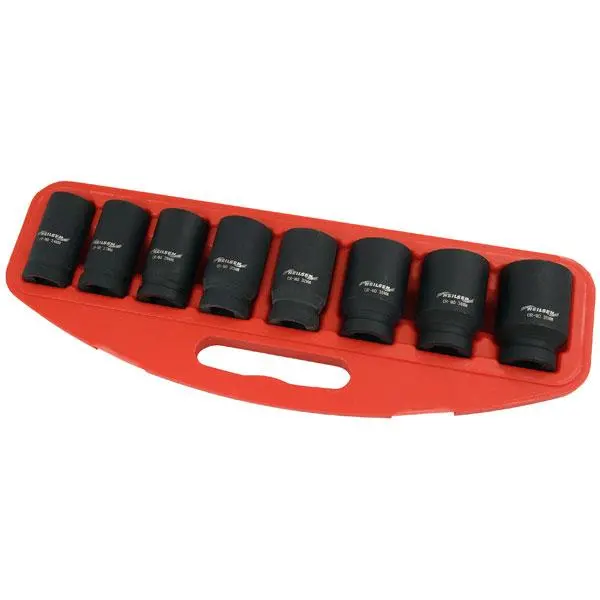 Nielsen Ct1563 8-Piece 3/4-Inch Drive Deep Impact Socket Set – Red Carrying Case 1