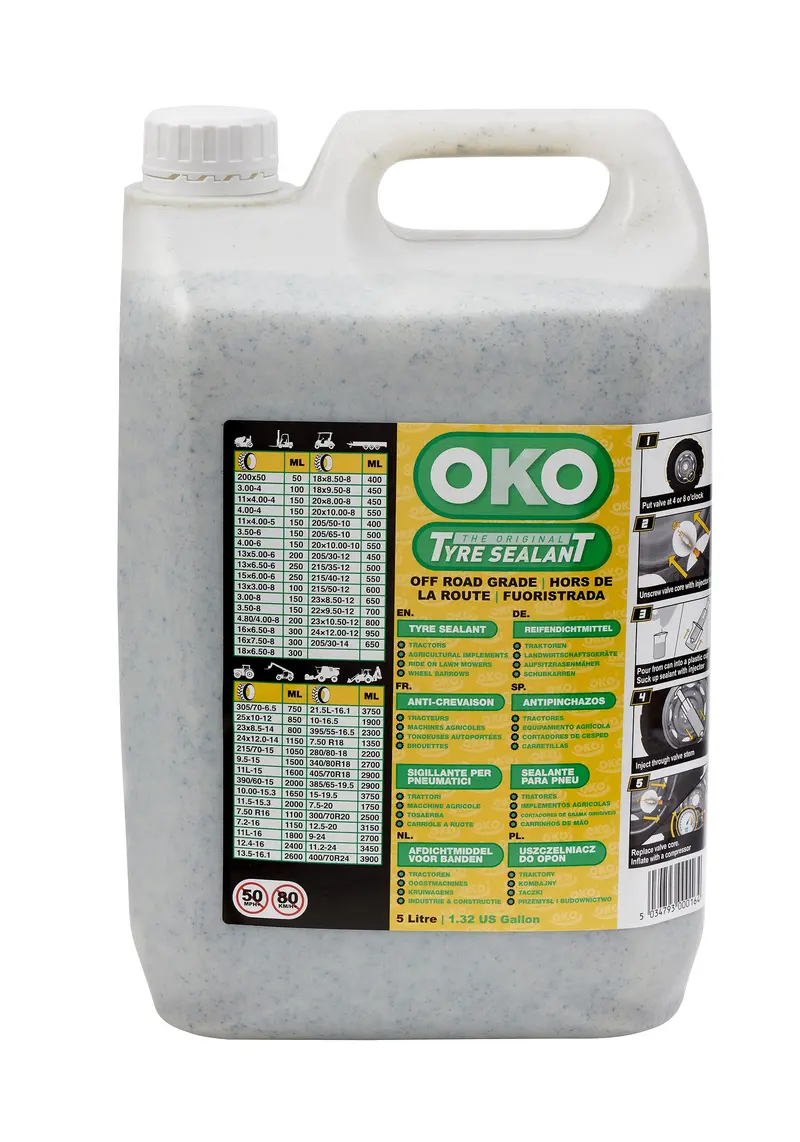Oko Off-Road Tyre Sealant – 5L Refill Bottle (Oko118) 1