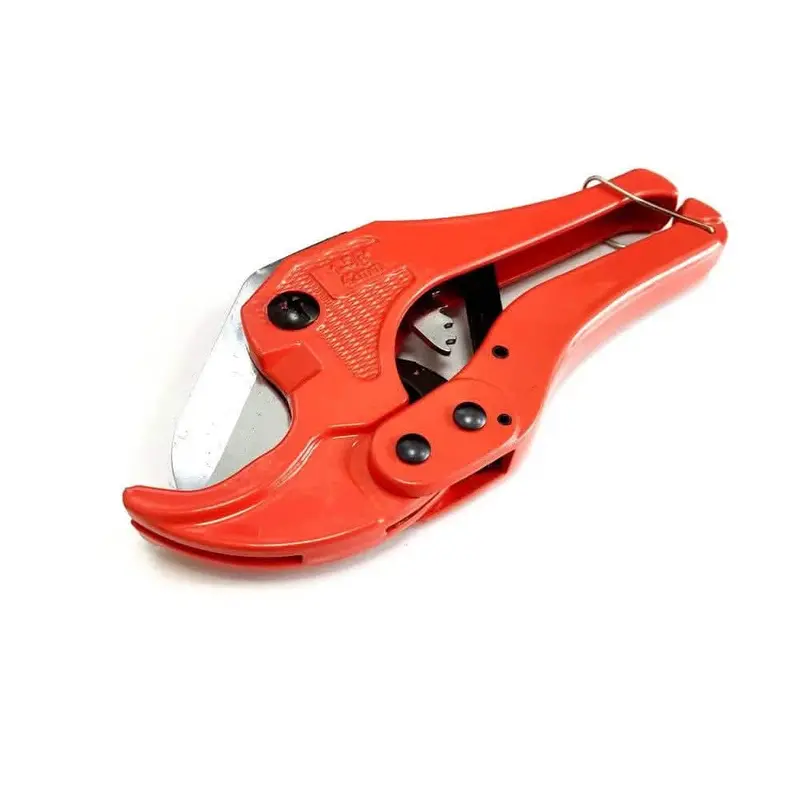 Pvc Ratchet Pipe Cutter – Compact 42Mm Capacity Tool For Clean, Quick Plastic Pipe Cuts 1