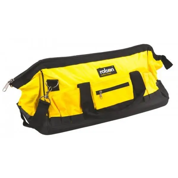 Rolson 68269 Heavy-Duty Hard-Base Tool Bag – 600 Mm, 32-Pocket Design 1