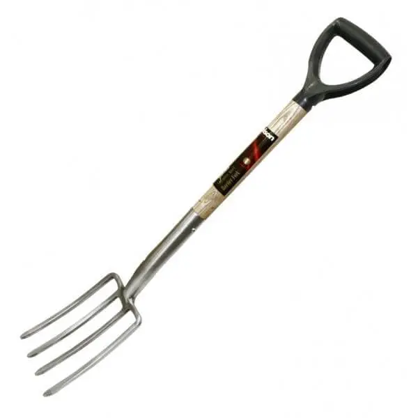 Rolson 82636 Stainless Steel Border Fork With Ergonomic Wooden Handle 1