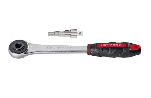 Rothenberger 73297 Universal Ratchet Spanner – Multi-Function Adjustable Wrench With Quick-Release Mechanism 1