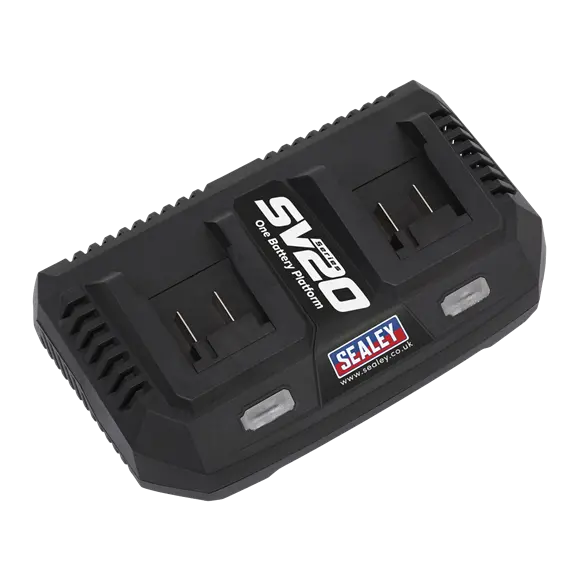 Sealey Cp20Vmc2 Dual-Port 20V Lithium-Ion Charger For Sv20 Tools 1