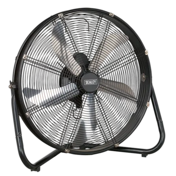 Sealey Hvf20 20" High-Velocity Floor Fan – 230V Portable Air Circulator 1