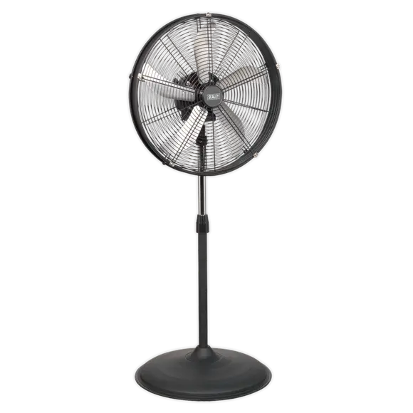 Sealey Hvf20Po 20" Industrial Oscillating Pedestal Fan – 230V High-Velocity 1