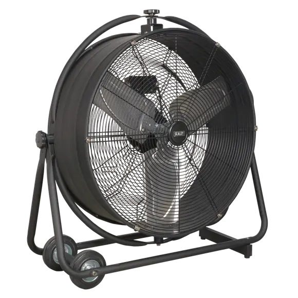 Sealey Hvf24S 24" Industrial Orbital Drum Fan – 230V High-Velocity Air Mover 1