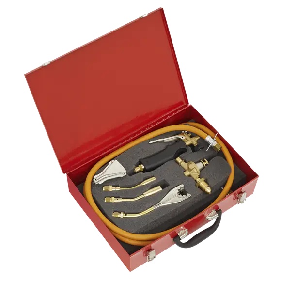 Sealey Lpt7 Propane Torch Kit – 7-Piece Set With Hose And Nozzles 1