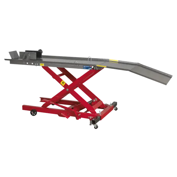 Sealey Mc365 365Kg Hydraulic Motorcycle Lift – Compact 2215 X 480Mm Platform 1