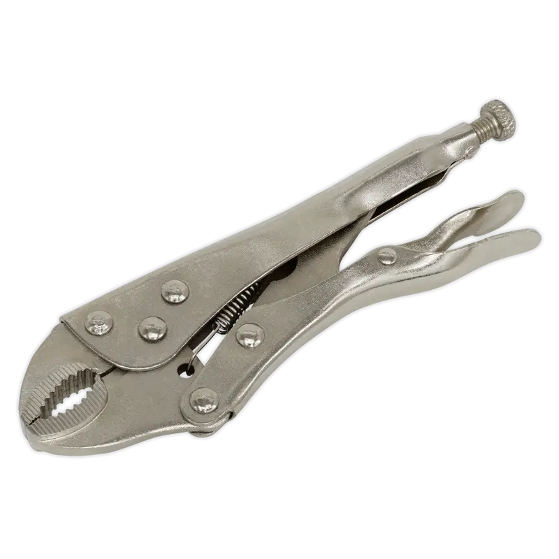 Sealey S0486 175Mm Locking Curved-Jaw Pliers 1