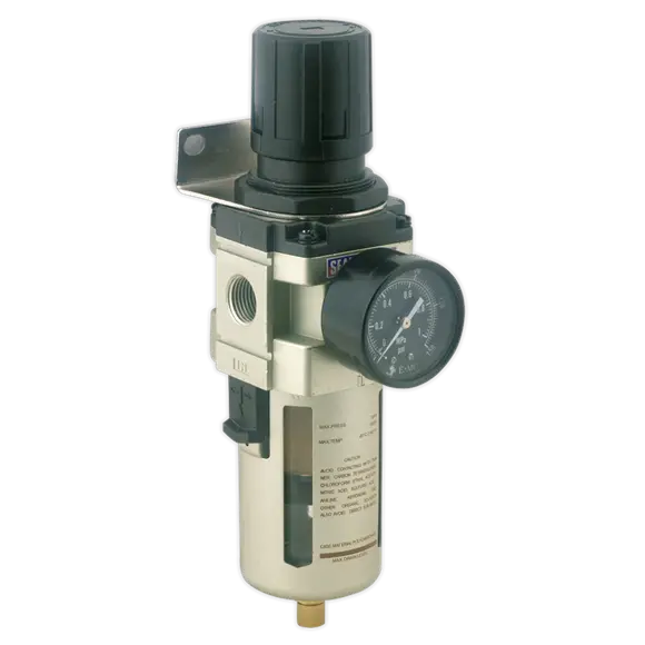 Sealey Sa206Fr Robust Air Filter And Regulator – 140 Cfm Max Throughput 1