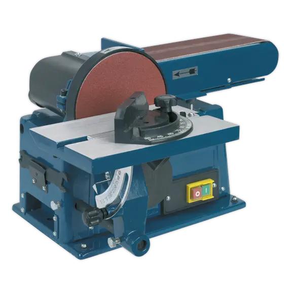 Sealey Sm14 Benchtop Belt & Disc Sander – 100 × 915Mm Belt / Ø150Mm Disc 1