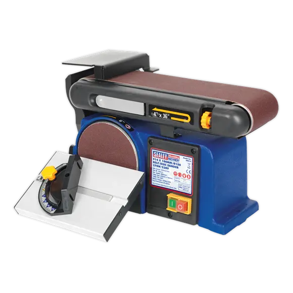 Sealey Sm914 370W Belt & Disc Sander – 100 × 915Mm Belt / Ø150Mm Disc, 230V 1