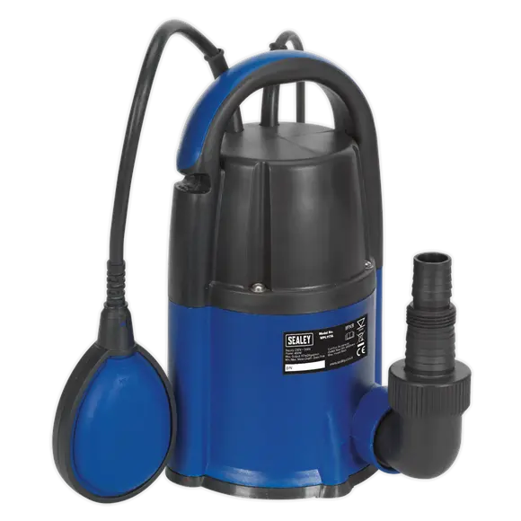 Sealey Wpl117A Low-Level Submersible Water Pump – 117L/Min, 2Mm Minimum Water Depth, 230V 1