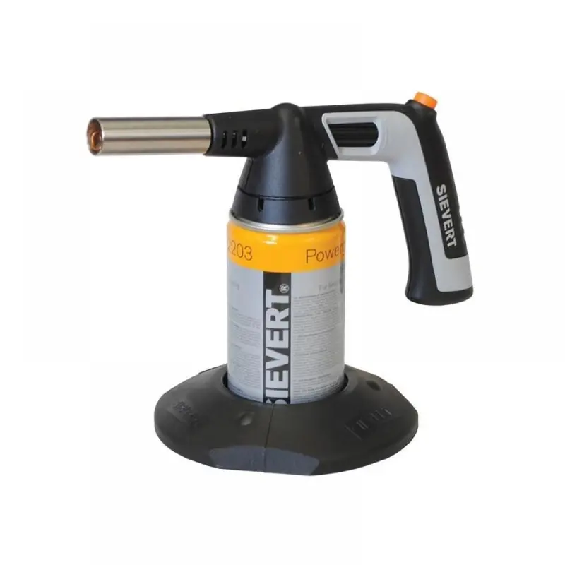 Sievert Handyjet 228201 Piezo-Ignition Blowtorch – Includes Footstand & Gas Cartridge 1