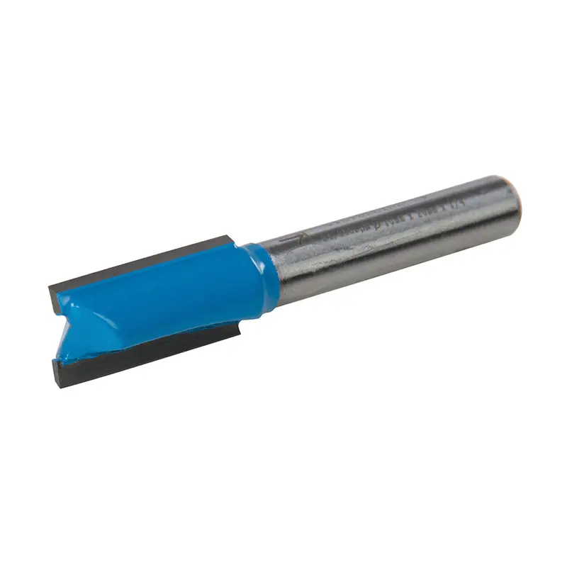 Silverline 1/4" Straight Router Bit – 10 × 20Mm Metric Dimensions 1
