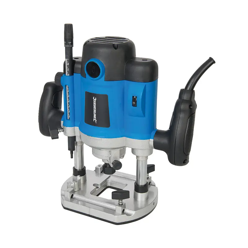 Silverline 124799 2050W 1/2" Plunge Router For Precision Woodworking 1
