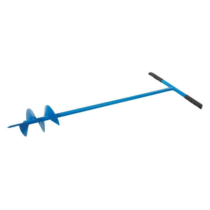 Silverline 127Mm Post Hole Auger – Heavy-Duty Earth Boring Tool 1