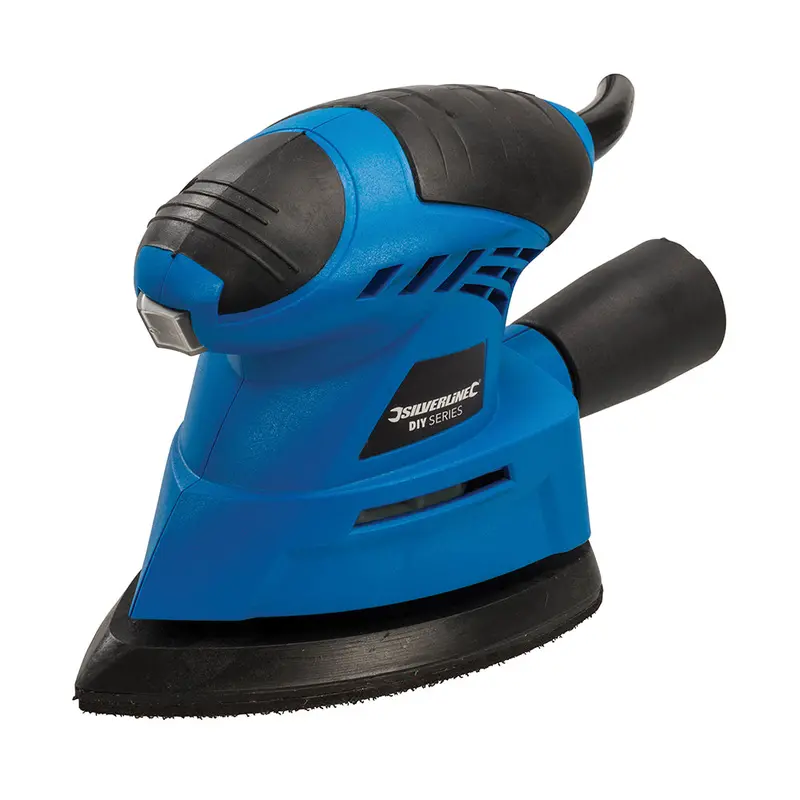 Silverline 130W Detail Sander – Uk-Plug Diy Orbital Sander For Fine Finishing 1