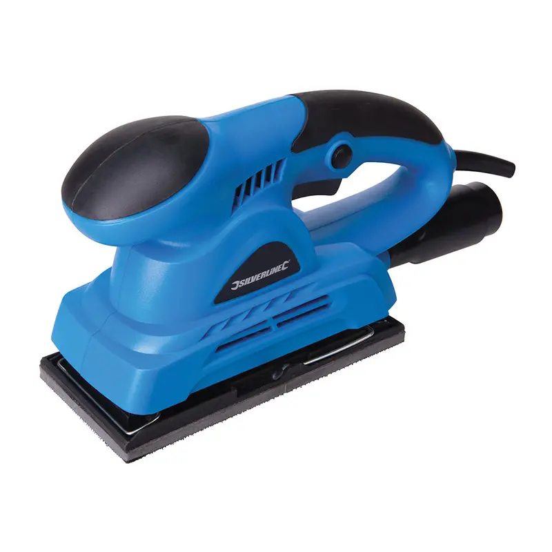 Silverline 160W 1/3-Sheet Orbital Sander – Uk Plug & Compact Design 1