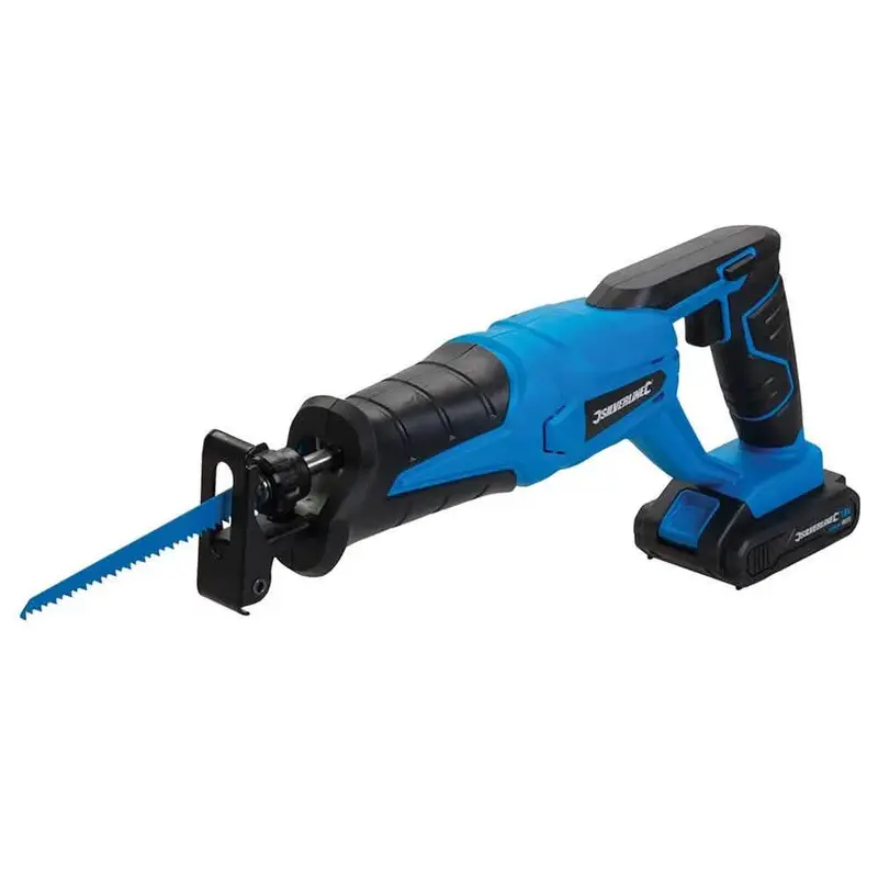 Silverline 18V Cordless Reciprocating Saw – Includes Li-Ion Battery & Rapid Charger 1