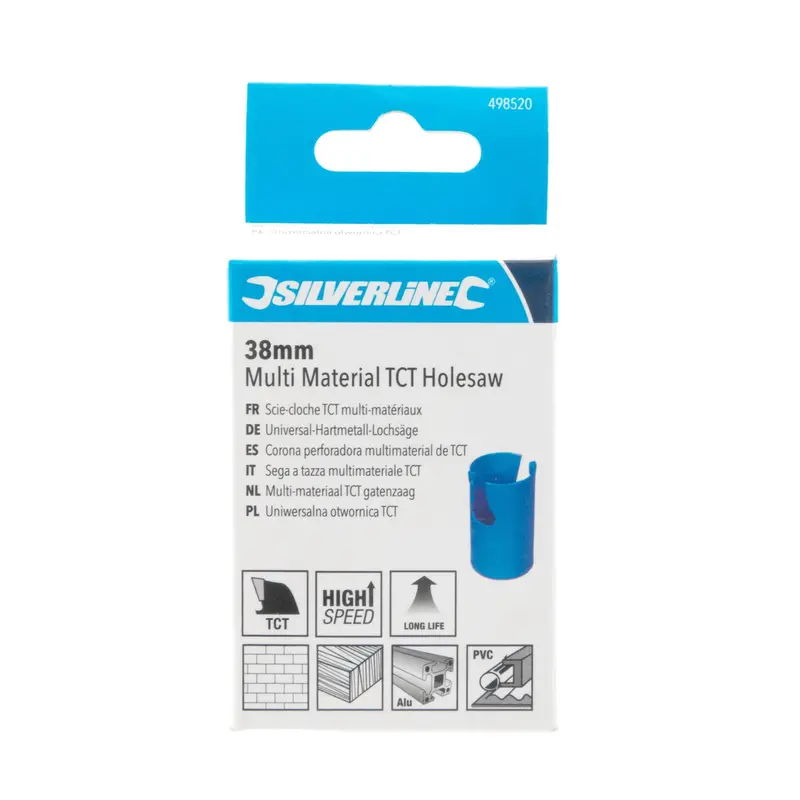 Silverline 35Mm Tct Multi-Material Holesaw For Wood, Metal & Plastic 1