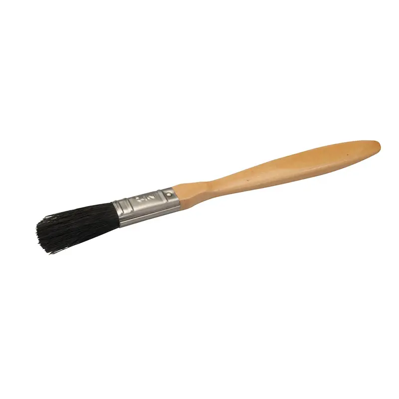 Silverline 465987 Mixed-Bristle Paint Brush – 12 Mm (1/2") Width For Smooth Blending 1