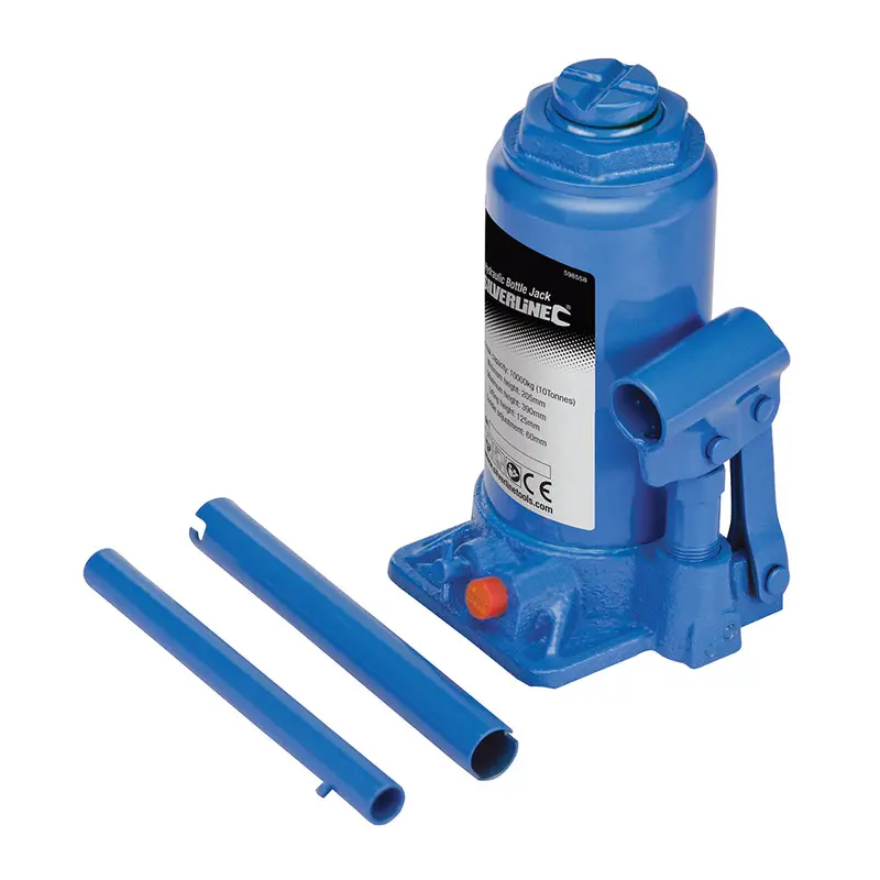 Silverline 598558 10-Ton Hydraulic Bottle Jack – Heavy-Duty Steel Construction 1