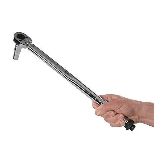Silverline 633567 1/2-Inch Drive Torque Wrench – Adjustable 28–210 Nm With Extension And Adapter 1