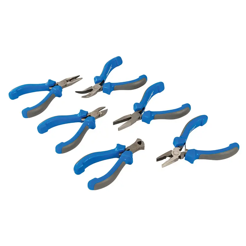 Silverline 633889 Mini Pliers Tool Set – 6-Piece Precision Hand Tool Kit 1